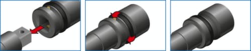 GEDORE K 21 SL 34 Kraftschraubereinsatz 1" 34 mm