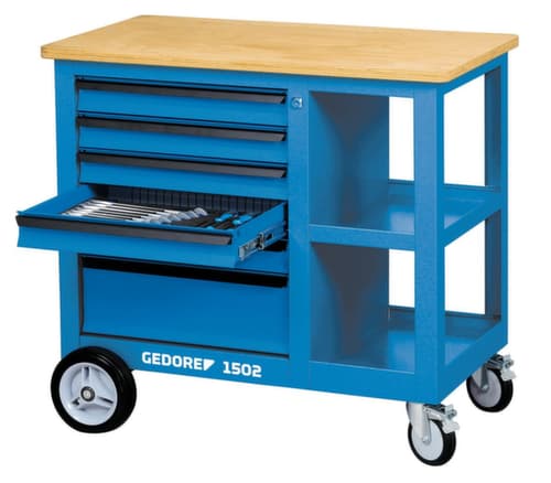 GEDORE 1502 Rollwerkbank mit 6 Schubladen