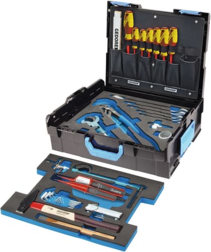 GEDORE 1100-03 L-BOXX 136 mit Sortiment Sanitär 44-teilig
