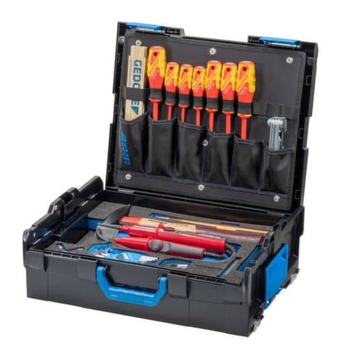 GEDORE 1100-03 L-BOXX 136 mit Sortiment Sanitär 44-teilig