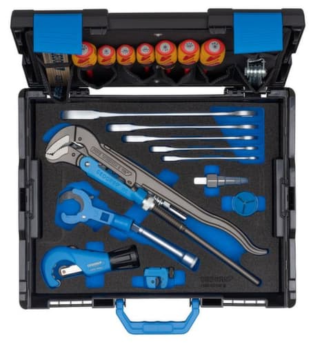GEDORE 1100-03 L-BOXX 136 mit Sortiment Sanitär 44-teilig