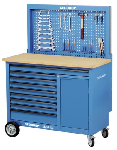 GEDORE 1504 XL 1710 Rollwerkbank 1,25 m breit