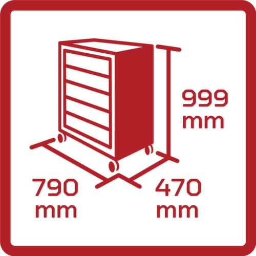 GEDORE R22071005 Wkz.Satz i.Wks.Wagen GEDMaster 272-tlg