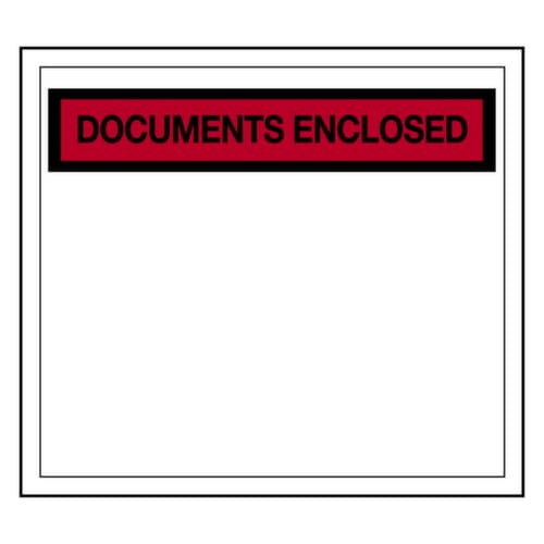 Dokumententasche "Documents enclosed", DIN A4