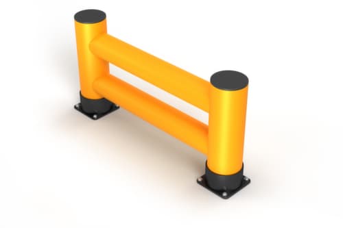 a.m.p.e.r.e. Regalschutz-Planke Rack Mammut®, Höhe x Länge 600 x 1200 mm