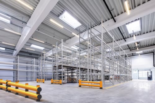 a.m.p.e.r.e. Regalschutz-Planke Rack Mammut®, Höhe x Länge 600 x 1200 mm