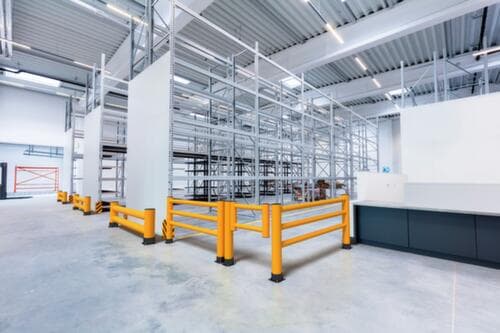a.m.p.e.r.e. Regalschutz-Planke Rack Mammut®, Höhe x Länge 600 x 1200 mm