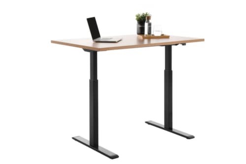 Topstar Elektrisch höhenverstellbarer Schreibtisch E-Table Smart mit T-Fußgestell