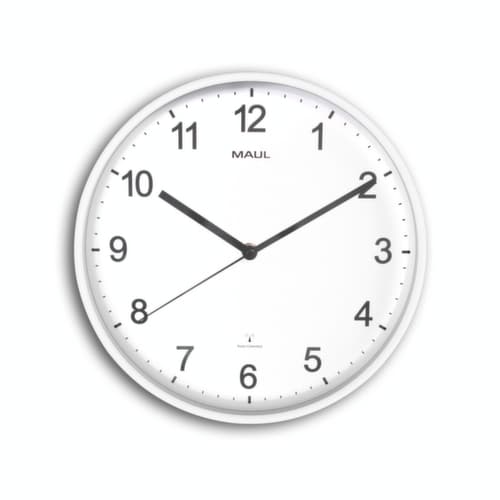 MAUL Funk-Wanduhr MAULsprint mit arabischen Ziffern, mit arabischen Zahlen und Strichen, Ø 305 mm