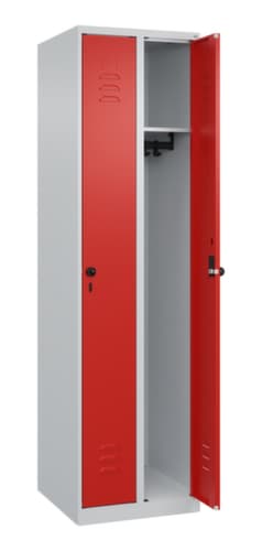 C+P Spind Classic Plus mit 2 Abteilen, Abteilbreite 250 mm
