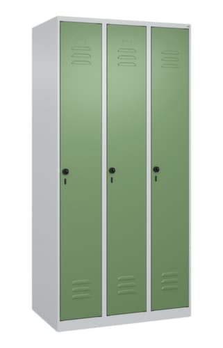 C+P Spind Classic Plus mit 3 Abteilen, Abteilbreite 300 mm