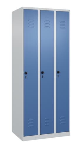 C+P Spind Classic Plus mit 3 Abteilen, Abteilbreite 250 mm