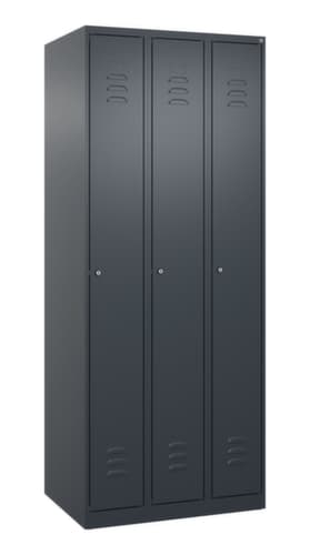 C+P Spind Classic Plus mit 3 Abteilen, Abteilbreite 250 mm