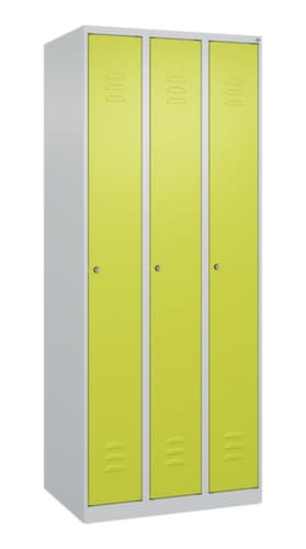 C+P Spind Classic Plus mit 3 Abteilen, Abteilbreite 250 mm