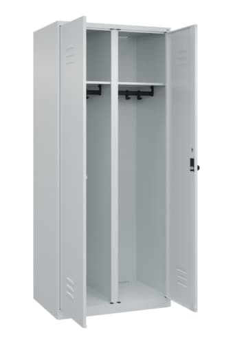C+P Spind Classic Plus für Schwarz-Weiß-Trennung, Abteilbreite 400 mm