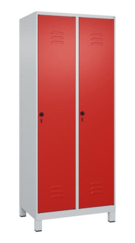 C+P Spind Classic Plus mit 2 Abteilen, Abteilbreite 400 mm