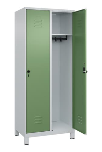 C+P Spind Classic Plus mit 2 Abteilen, Abteilbreite 400 mm