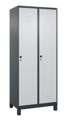 C+P Spind Classic Plus mit 2 Abteilen, Abteilbreite 400 mm