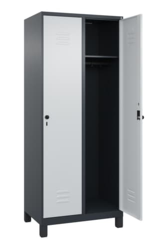 C+P Spind Classic Plus mit 2 Abteilen, Abteilbreite 400 mm