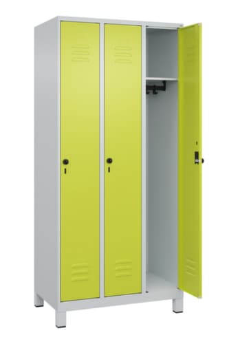 C+P Spind Classic Plus mit 3 Abteilen, Abteilbreite 300 mm