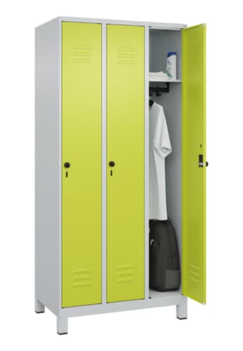 C+P Spind Classic Plus mit 3 Abteilen, Abteilbreite 300 mm