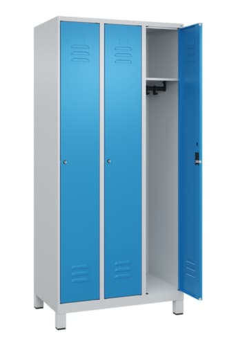 C+P Spind Classic Plus mit 3 Abteilen, Abteilbreite 300 mm
