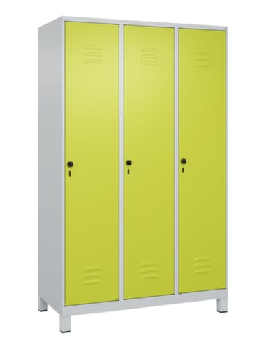 C+P Spind Classic Plus mit 3 Abteilen, Abteilbreite 400 mm