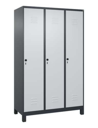 C+P Spind Classic Plus für Schwarz-Weiß-Trennung, Abteilbreite 400 mm