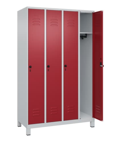 C+P Spind Classic Plus mit 4 Abteilen, Abteilbreite 300 mm