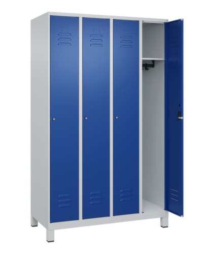 C+P Spind Classic Plus mit 4 Abteilen, Abteilbreite 300 mm