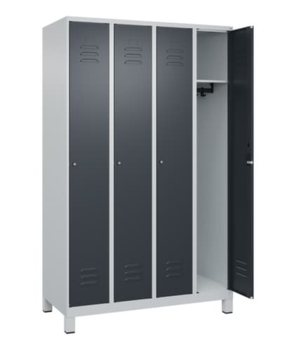C+P Spind Classic Plus mit 4 Abteilen, Abteilbreite 300 mm