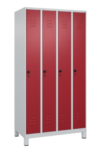 C+P Spind Classic Plus mit 4 Abteilen, Abteilbreite 250 mm