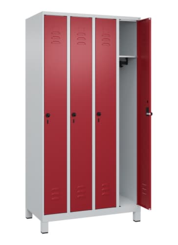 C+P Spind Classic Plus mit 4 Abteilen, Abteilbreite 250 mm
