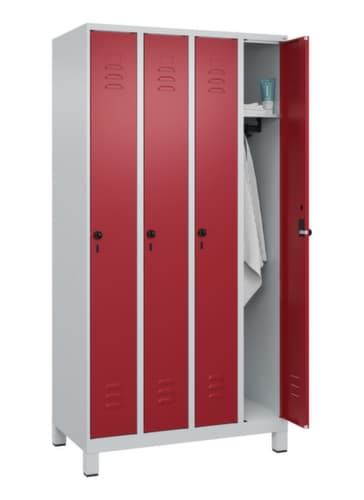 C+P Spind Classic Plus mit 4 Abteilen, Abteilbreite 250 mm
