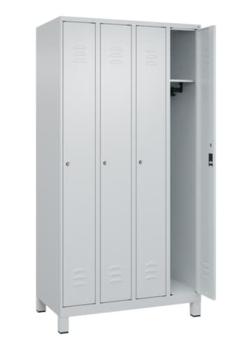 C+P Spind Classic Plus mit 4 Abteilen, Abteilbreite 250 mm
