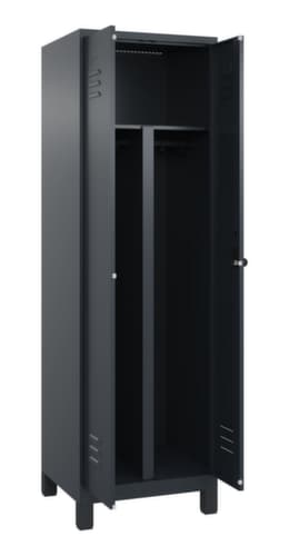 C+P PSA-Spind Classic Plus für Schwarz-Weiß-Trennung, Abteilbreite 300 mm