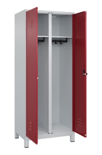C+P Spind Classic Plus für Schwarz-Weiß-Trennung, Abteilbreite 400 mm