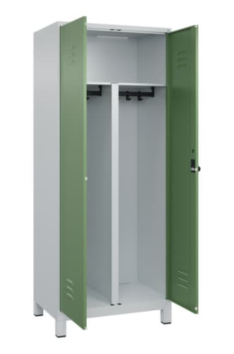C+P PSA-Spind Classic Plus für Schwarz-Weiß-Trennung, Abteilbreite 400 mm