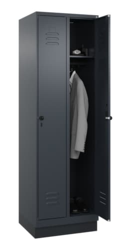 C+P Spind Classic Plus mit 2 Abteilen, Abteilbreite 300 mm
