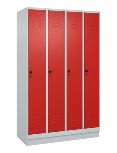 C+P Spind Classic Plus mit 4 Abteilen, Abteilbreite 300 mm