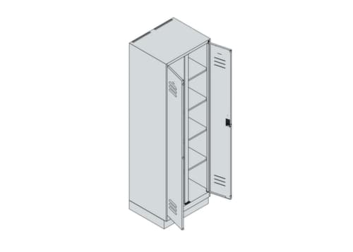 C+P Wäscheverteilschrank Classic Plus, Abteilbreite 300 mm
