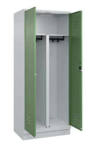 C+P PSA-Spind Classic Plus für Schwarz-Weiß-Trennung, Abteilbreite 400 mm