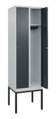 C+P Spind Classic Plus mit 2 Abteilen, Abteilbreite 300 mm