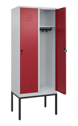 C+P Spind Classic Plus mit 2 Abteilen, Abteilbreite 400 mm