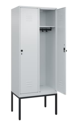 C+P Spind Classic Plus mit 2 Abteilen, Abteilbreite 400 mm