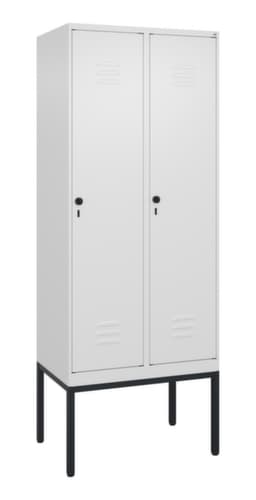 C+P Spind Classic Plus mit 2 Abteilen, Abteilbreite 400 mm