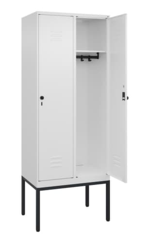 C+P Spind Classic Plus mit 2 Abteilen, Abteilbreite 400 mm