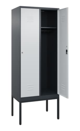 C+P Spind Classic Plus mit 2 Abteilen, Abteilbreite 400 mm