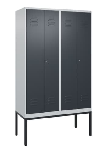 C+P PSA-Spind Classic Plus für Schwarz-Weiß-Trennung, Abteilbreite 300 mm