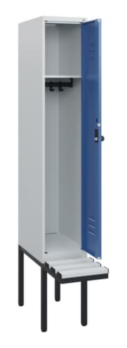C+P Spind Classic Plus mit Sitzbank, Abteilbreite 300 mm